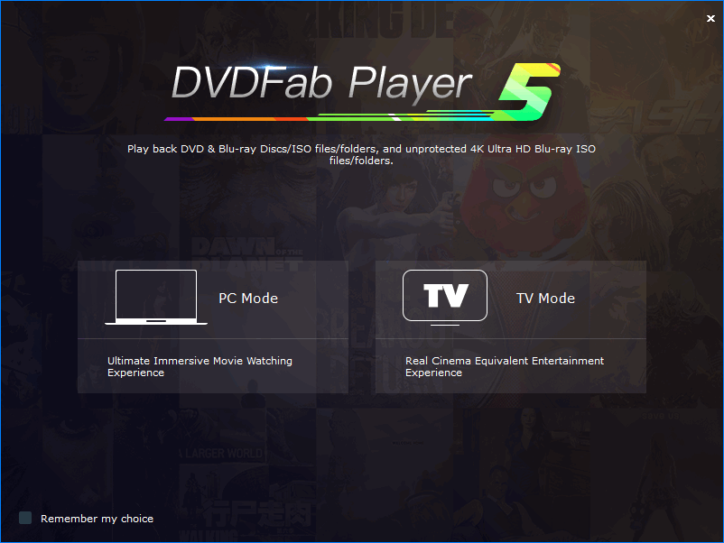 DVD Fab режим работы Media Player Classic